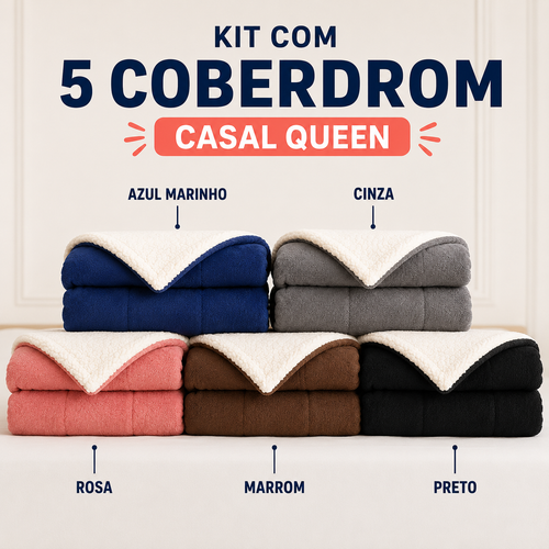 Kit 5 Unidades Coberdrom